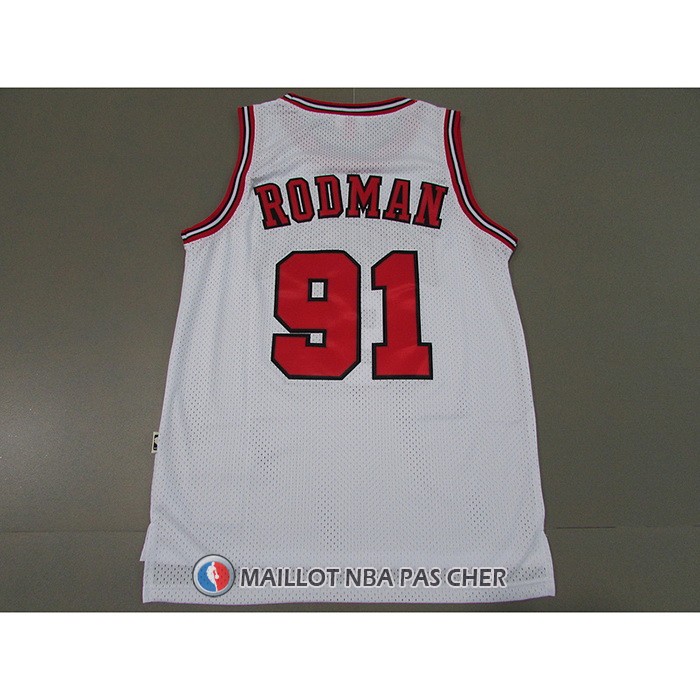 Maillot Chicago Bulls Dennis Rodman Mitchell & Ness 1997-98 Blanc